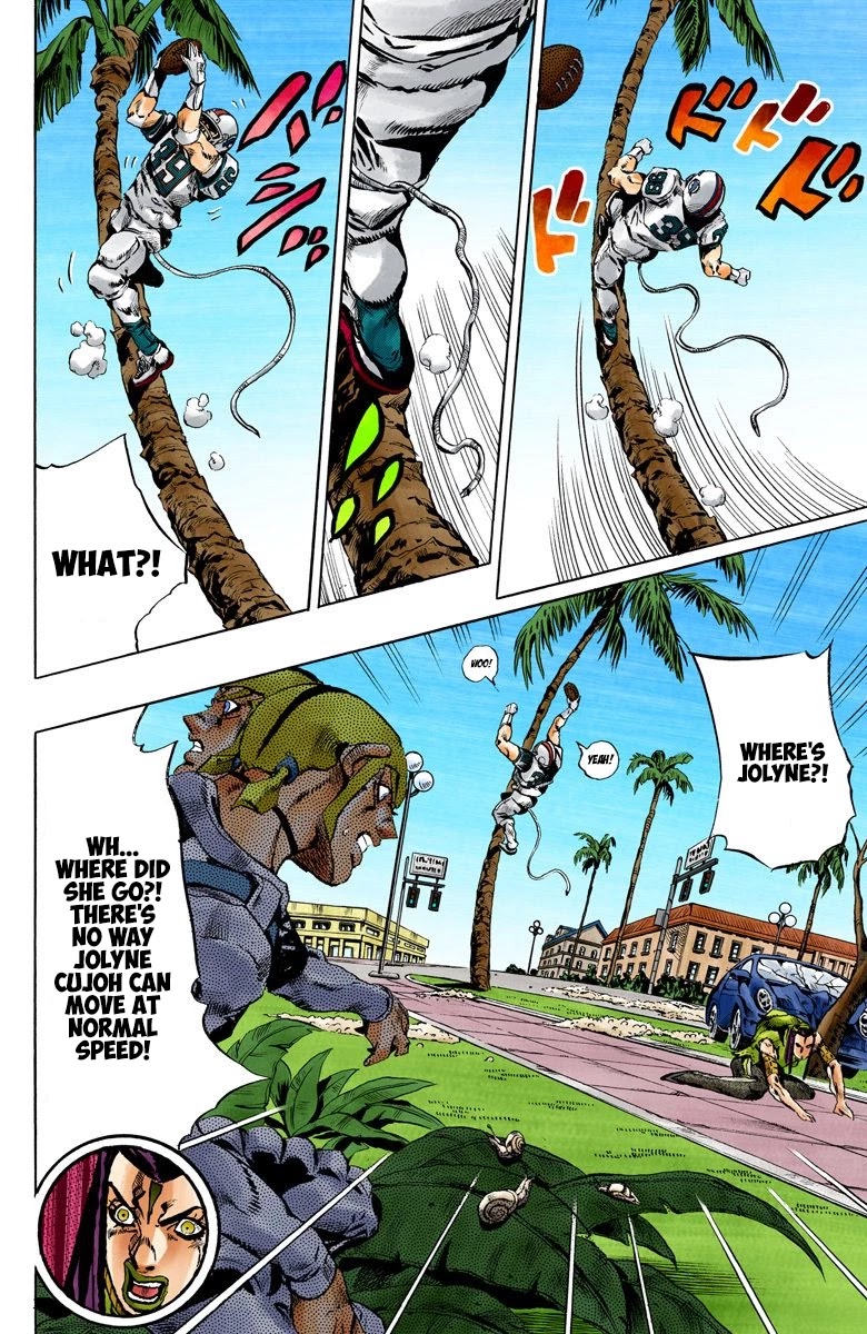 JoJo's Bizarre Adventure Part 6 - Stone Ocean (Official Colored) Chapter 132 page 9 - Chapter 132: Heavy Weather Part 8