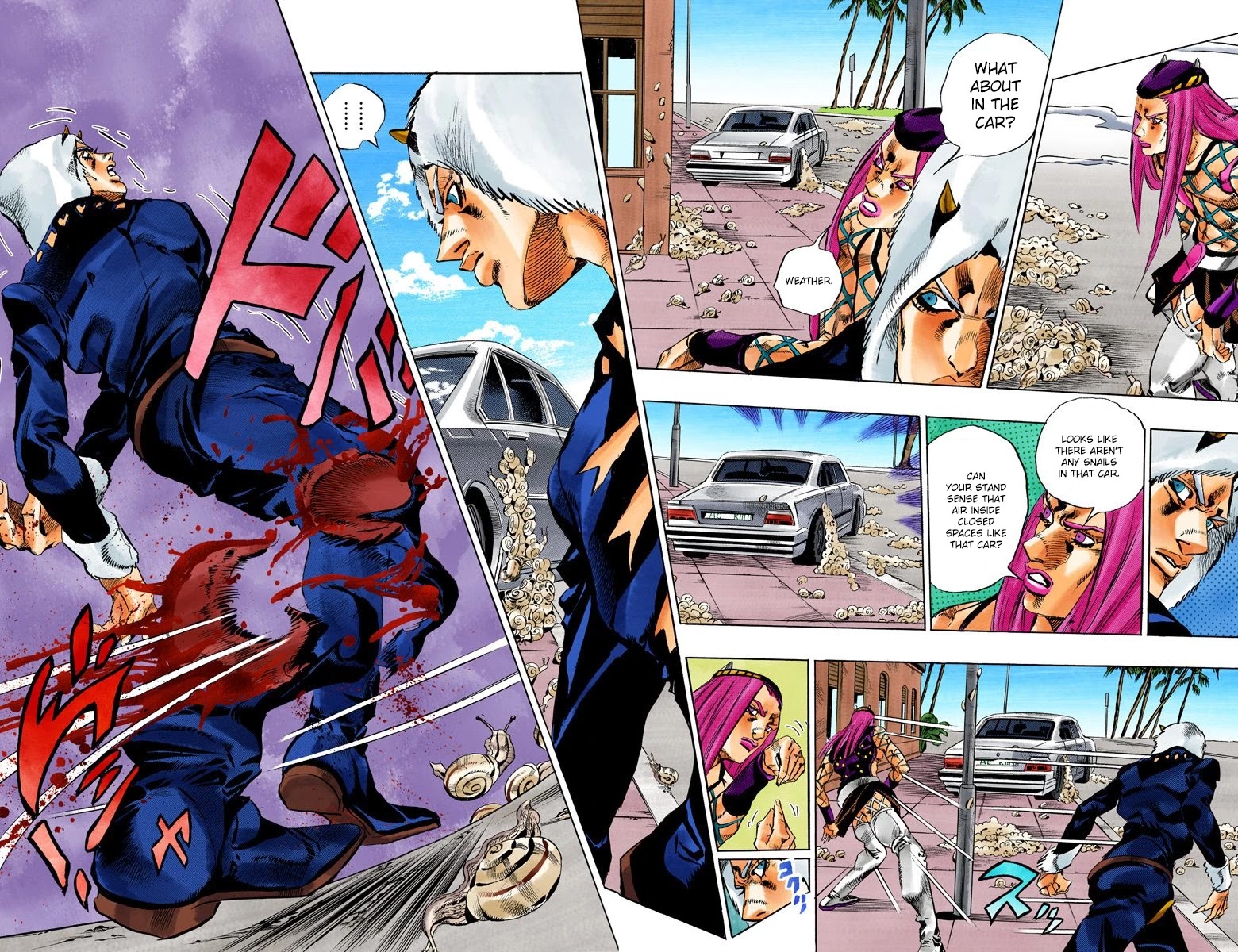 JoJo's Bizarre Adventure Part 6 - Stone Ocean (Official Colored) Chapter 133 page 11 - Chapter 133: Heavy Weather Part 9
