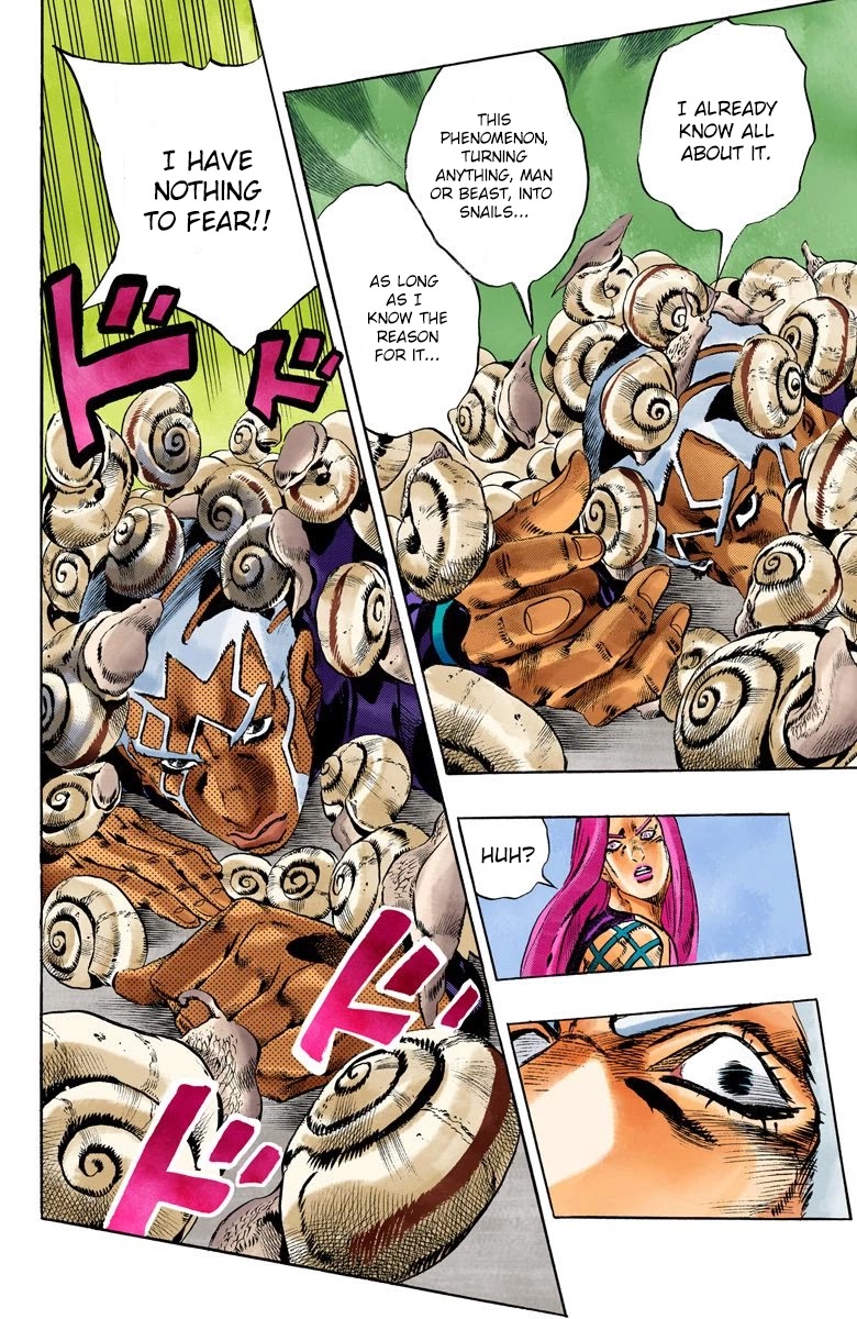JoJo's Bizarre Adventure Part 6 - Stone Ocean (Official Colored) Chapter 133 page 14 - Chapter 133: Heavy Weather Part 9