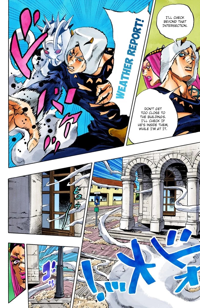 JoJo's Bizarre Adventure Part 6 - Stone Ocean (Official Colored) Chapter 133 page 9 - Chapter 133: Heavy Weather Part 9