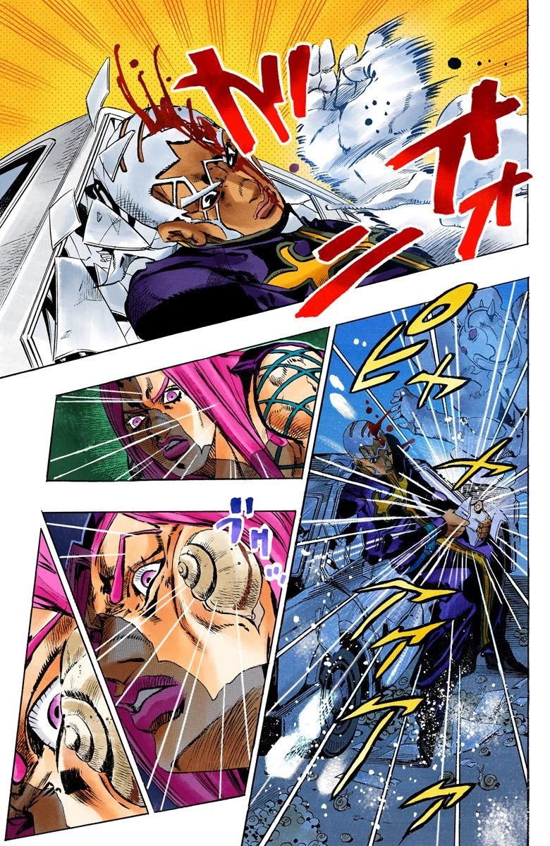 JoJo's Bizarre Adventure Part 6 - Stone Ocean (Official Colored) Chapter 134 page 12 - Chapter 134: Heavy Weather Part 10