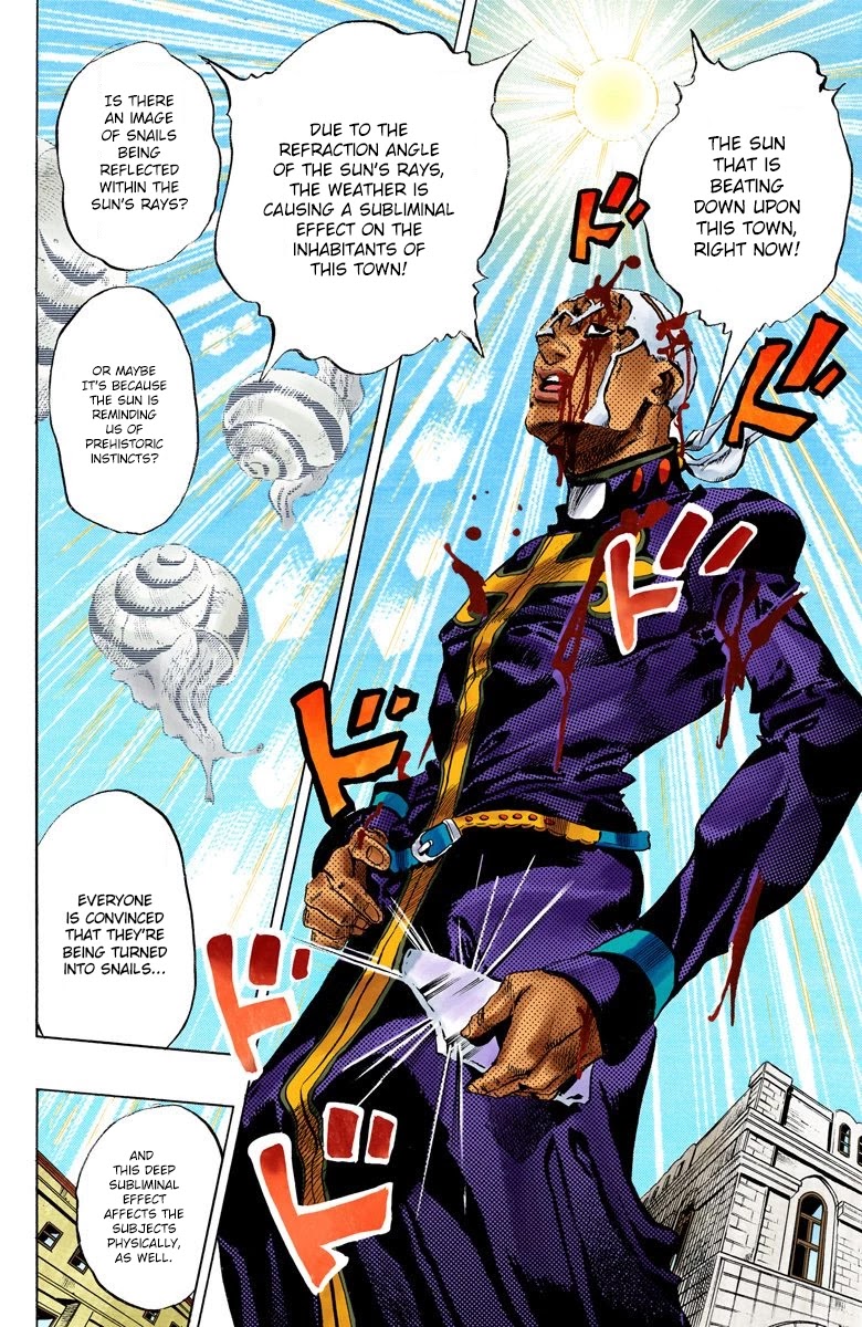 JoJo's Bizarre Adventure Part 6 - Stone Ocean (Official Colored) Chapter 134 page 16 - Chapter 134: Heavy Weather Part 10