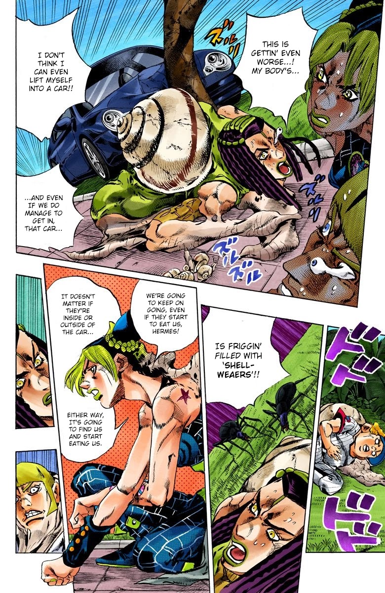 JoJo's Bizarre Adventure Part 6 - Stone Ocean (Official Colored) Chapter 134 page 3 - Chapter 134: Heavy Weather Part 10