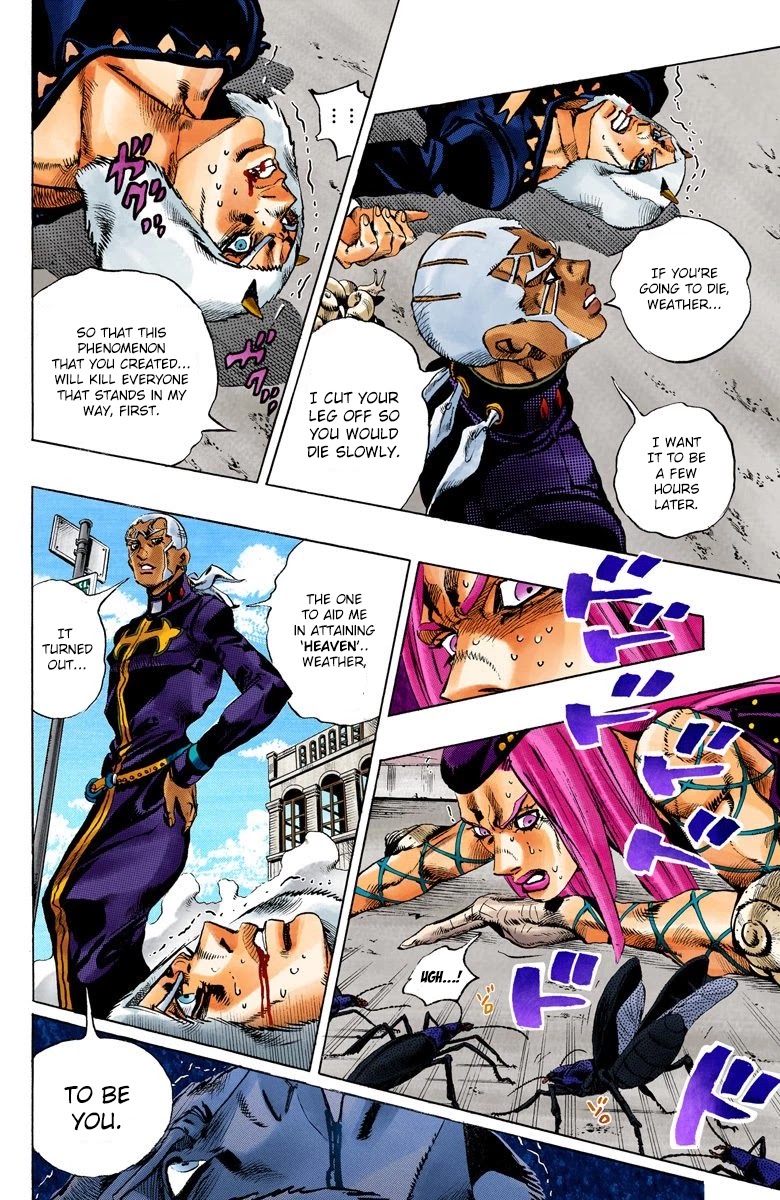 JoJo's Bizarre Adventure Part 6 - Stone Ocean (Official Colored) Chapter 134 page 6 - Chapter 134: Heavy Weather Part 10