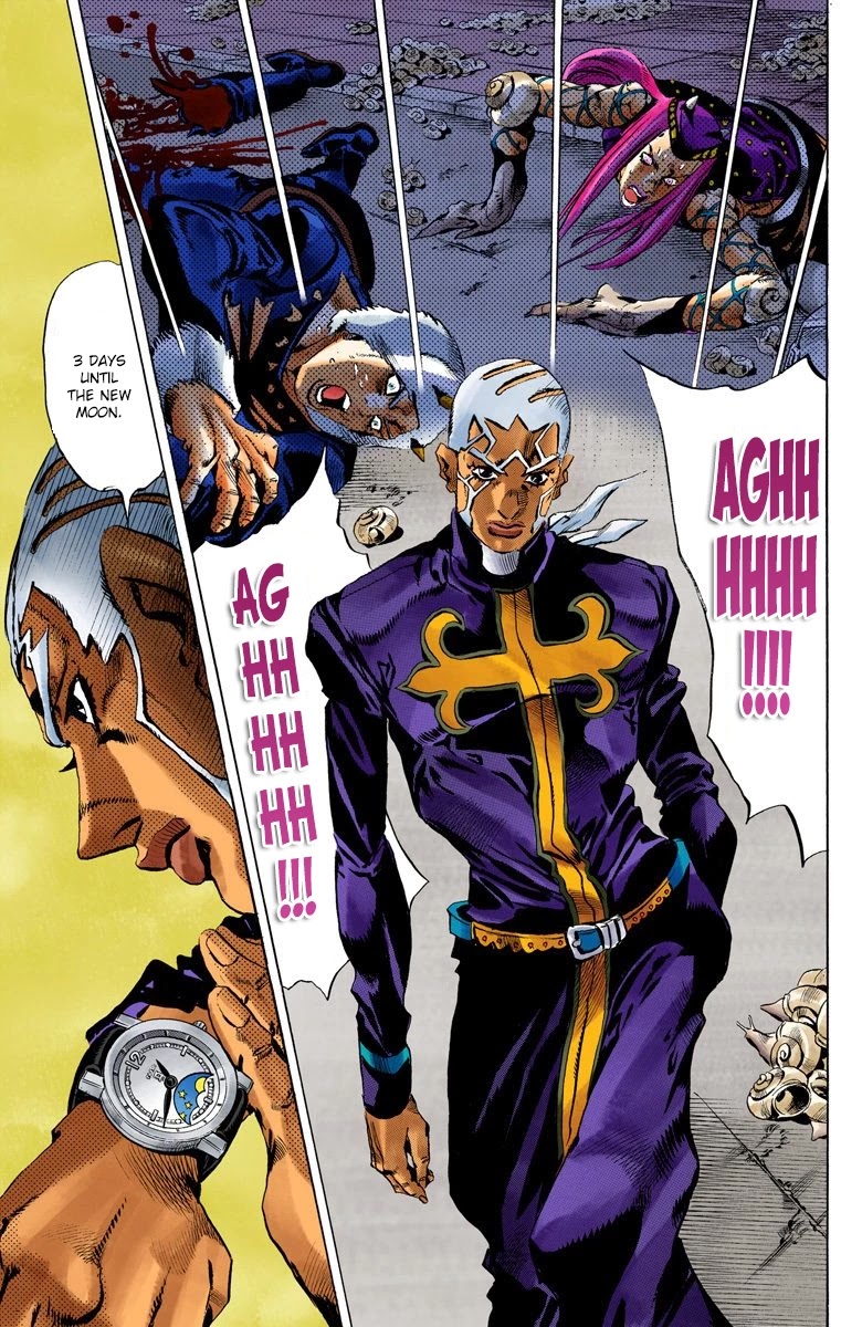 JoJo's Bizarre Adventure Part 6 - Stone Ocean (Official Colored) Chapter 134 page 7 - Chapter 134: Heavy Weather Part 10