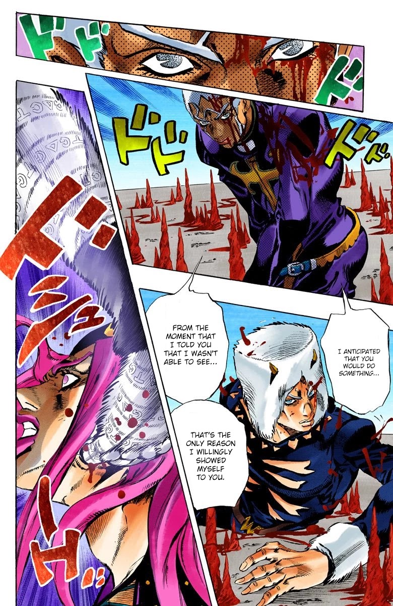 JoJo's Bizarre Adventure Part 6 - Stone Ocean (Official Colored) Chapter 135 page 11 - Chapter 135: Heavy Weather Part 11