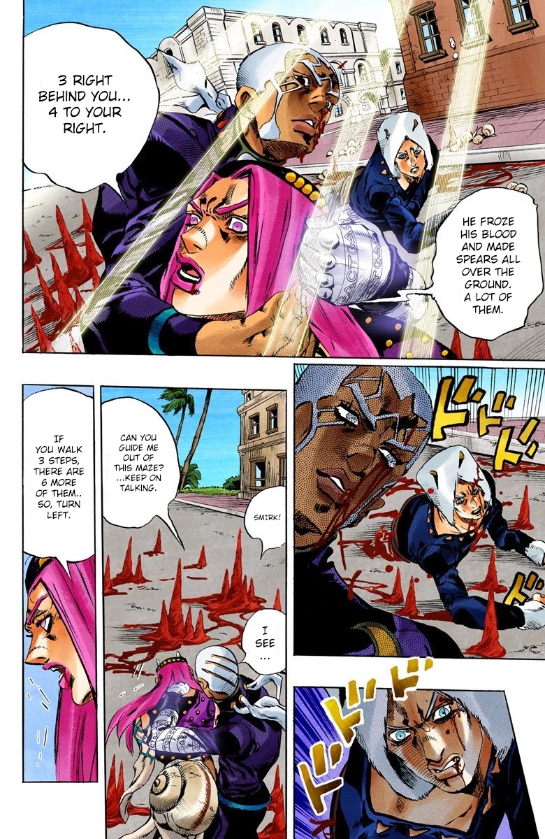 JoJo's Bizarre Adventure Part 6 - Stone Ocean (Official Colored) Chapter 135 page 13 - Chapter 135: Heavy Weather Part 11