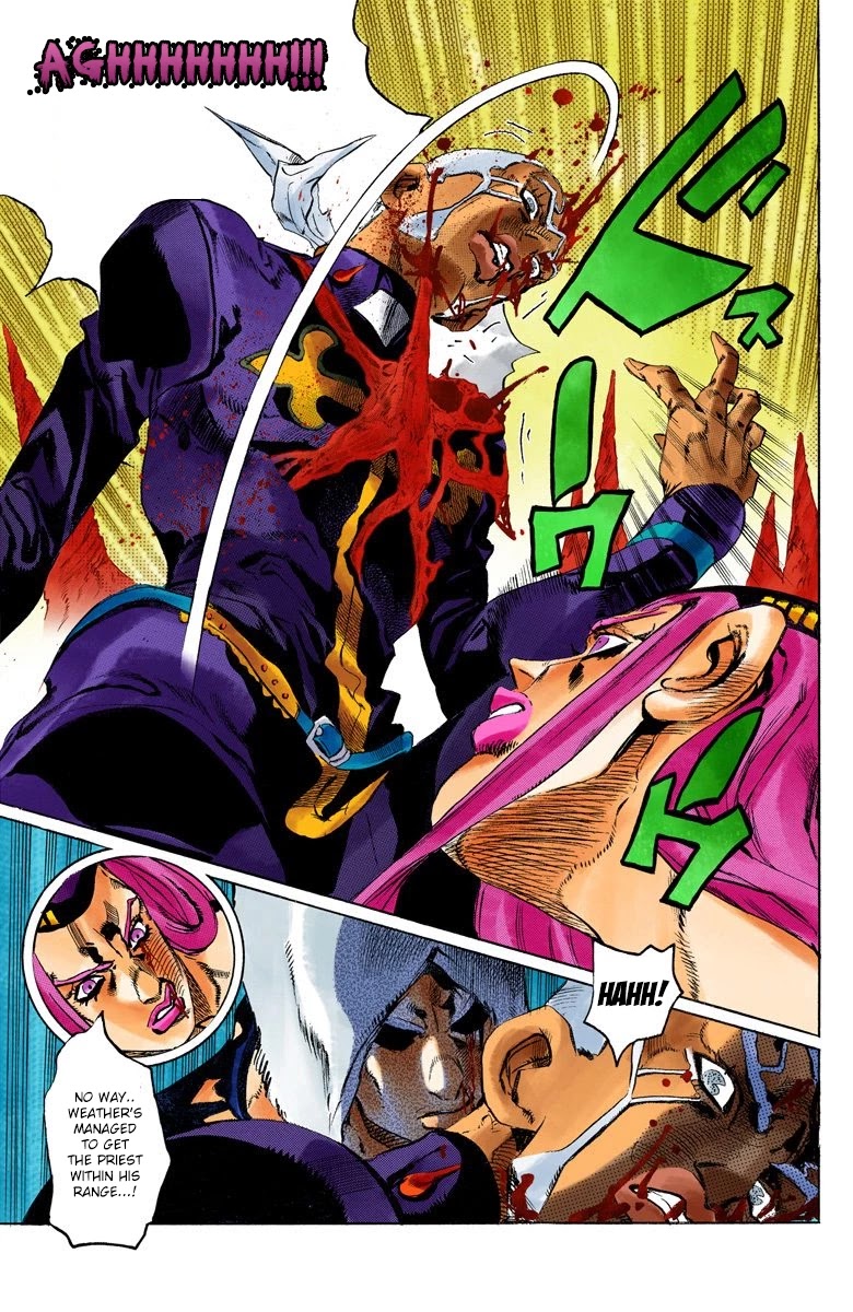 JoJo's Bizarre Adventure Part 6 - Stone Ocean (Official Colored) Chapter 135 page 16 - Chapter 135: Heavy Weather Part 11