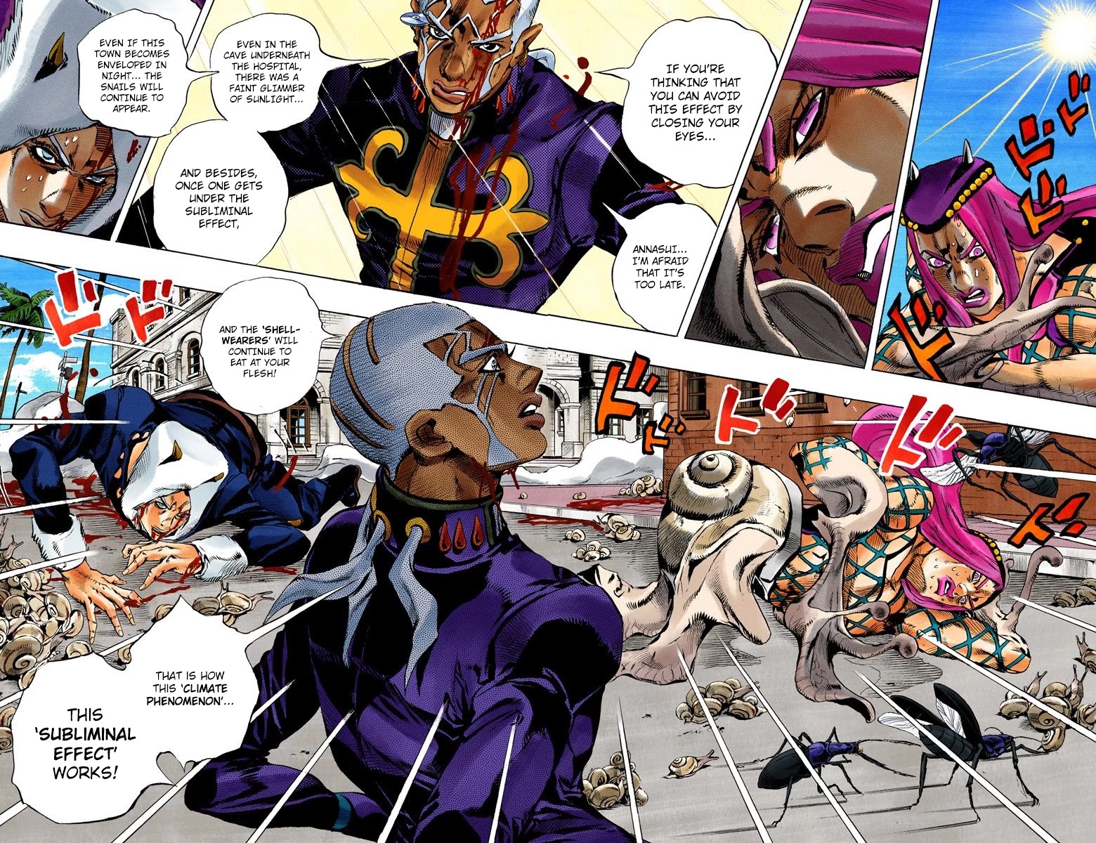 JoJo's Bizarre Adventure Part 6 - Stone Ocean (Official Colored) Chapter 135 page 2 - Chapter 135: Heavy Weather Part 11