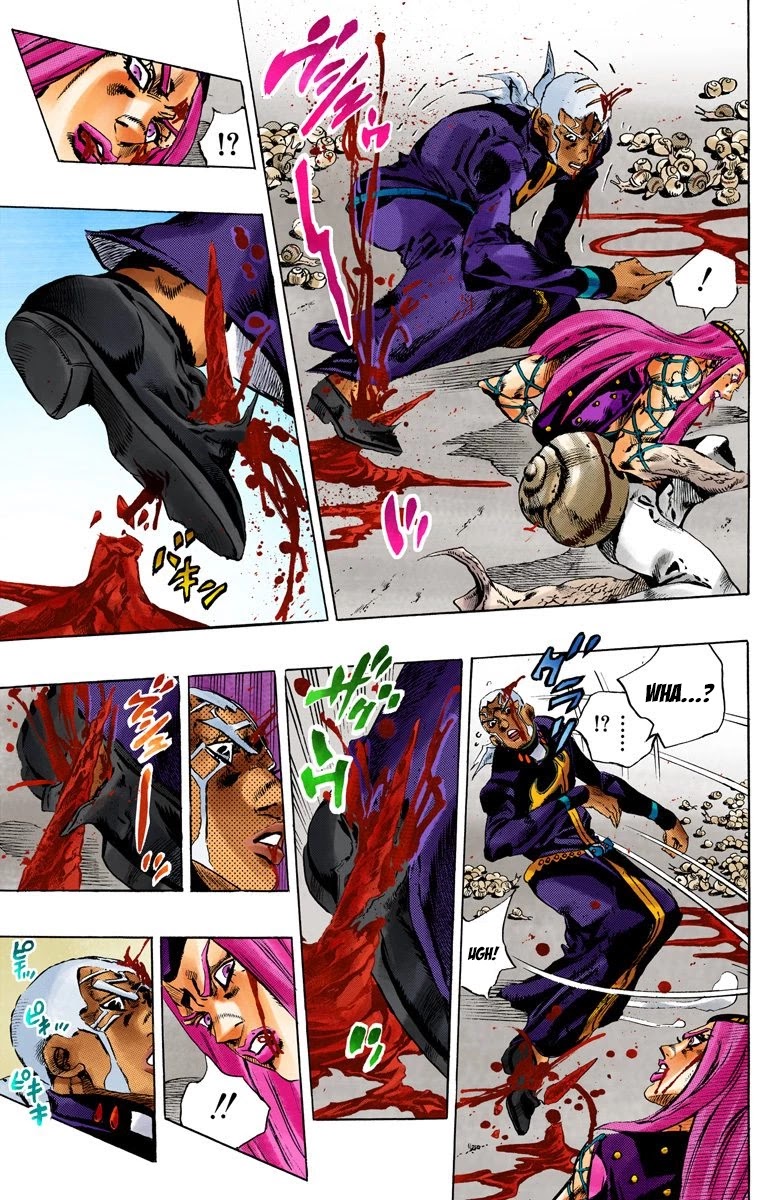 JoJo's Bizarre Adventure Part 6 - Stone Ocean (Official Colored) Chapter 135 page 7 - Chapter 135: Heavy Weather Part 11