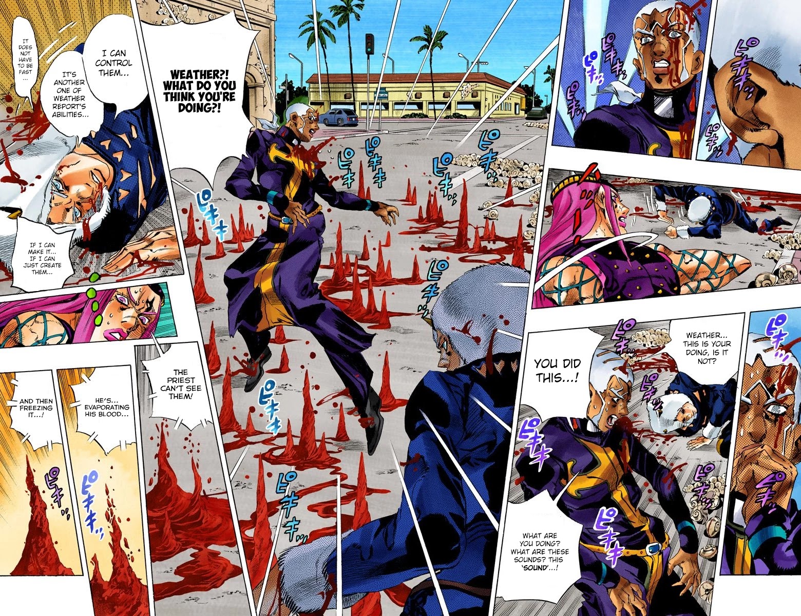 JoJo's Bizarre Adventure Part 6 - Stone Ocean (Official Colored) Chapter 135 page 8 - Chapter 135: Heavy Weather Part 11