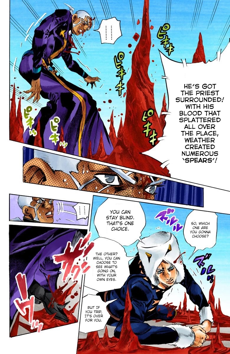 JoJo's Bizarre Adventure Part 6 - Stone Ocean (Official Colored) Chapter 135 page 9 - Chapter 135: Heavy Weather Part 11