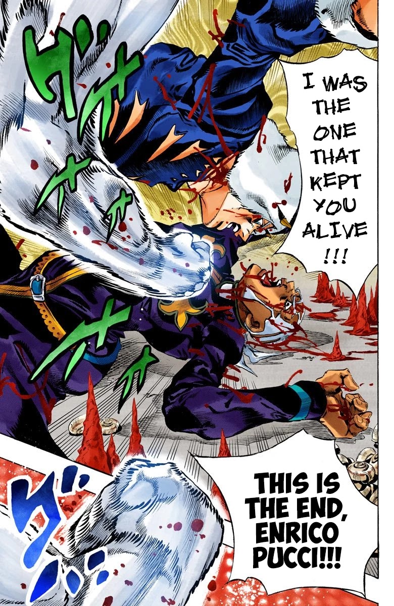 JoJo's Bizarre Adventure Part 6 - Stone Ocean (Official Colored) Chapter 136 page 10 - Chapter 136: Heavy Weather Part 12