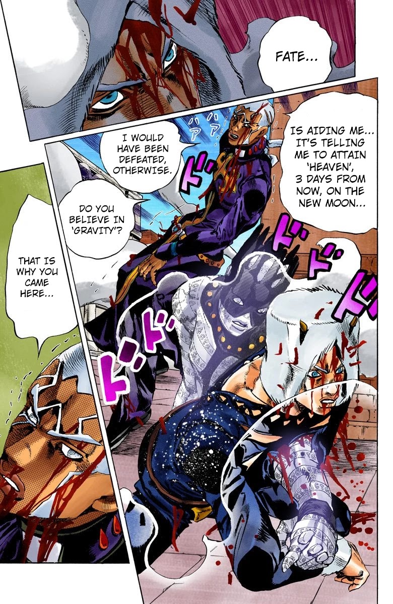JoJo's Bizarre Adventure Part 6 - Stone Ocean (Official Colored) Chapter 136 page 15 - Chapter 136: Heavy Weather Part 12