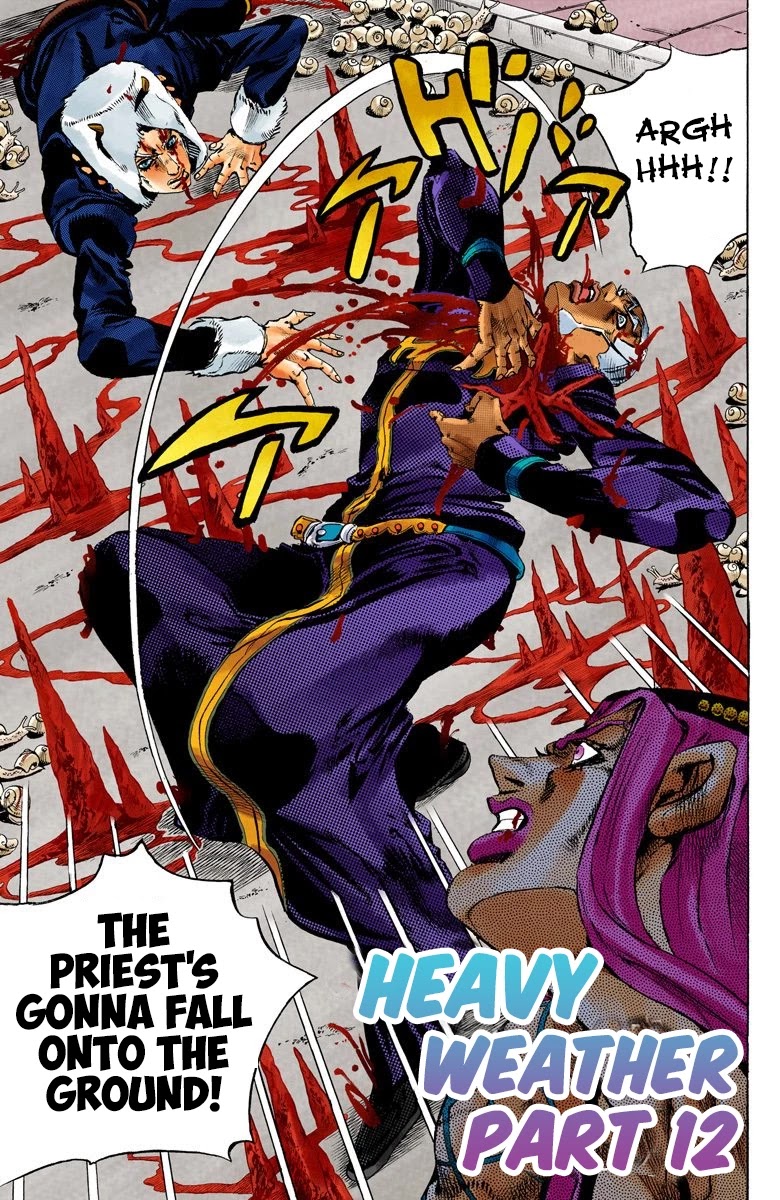 JoJo's Bizarre Adventure Part 6 - Stone Ocean (Official Colored) Chapter 136 page 2 - Chapter 136: Heavy Weather Part 12