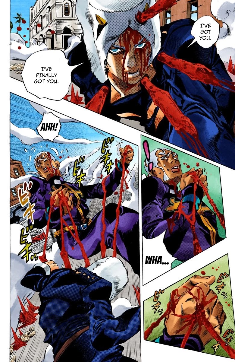 JoJo's Bizarre Adventure Part 6 - Stone Ocean (Official Colored) Chapter 136 page 5 - Chapter 136: Heavy Weather Part 12
