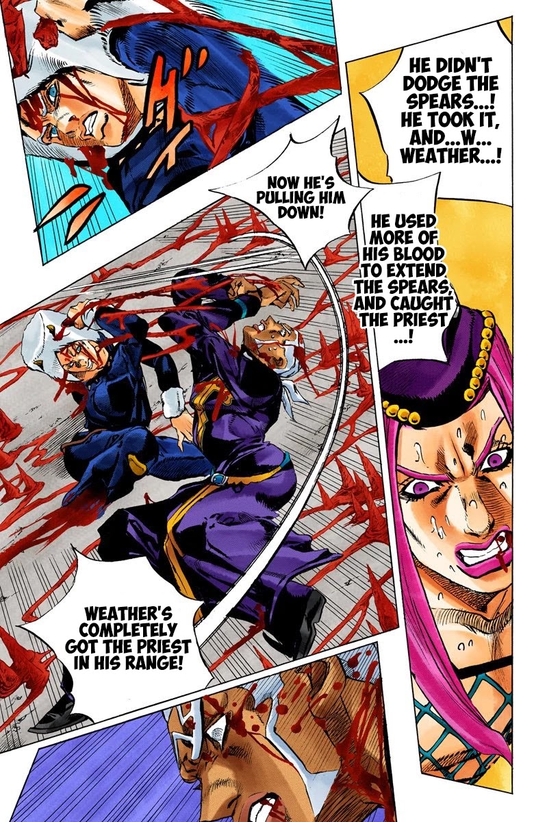 JoJo's Bizarre Adventure Part 6 - Stone Ocean (Official Colored) Chapter 136 page 6 - Chapter 136: Heavy Weather Part 12