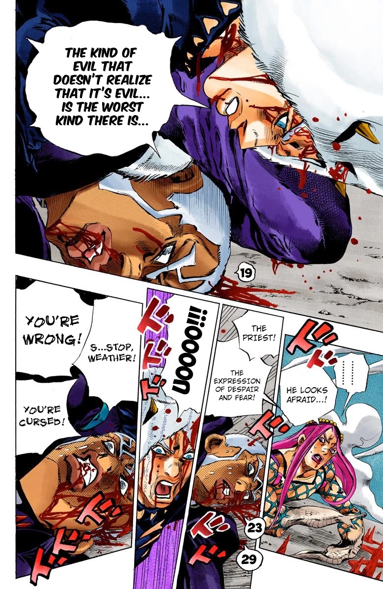 JoJo's Bizarre Adventure Part 6 - Stone Ocean (Official Colored) Chapter 136 page 9 - Chapter 136: Heavy Weather Part 12