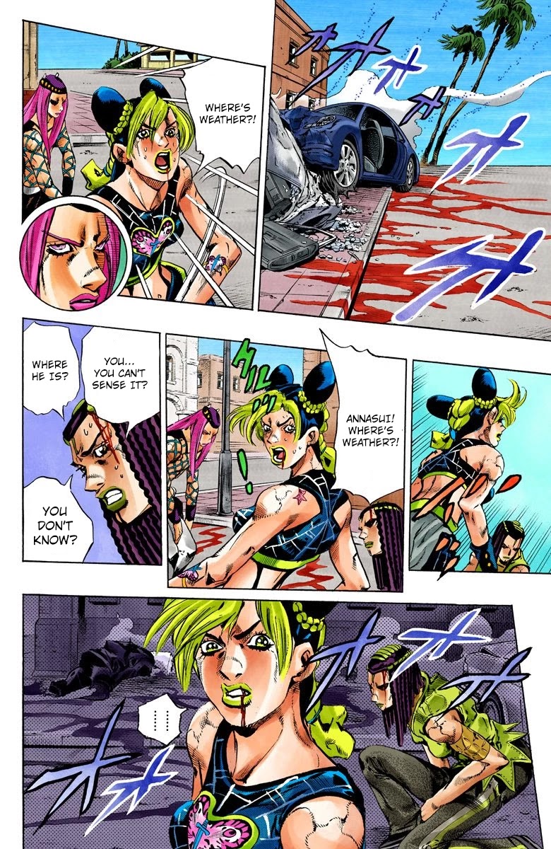 JoJo's Bizarre Adventure Part 6 - Stone Ocean (Official Colored) Chapter 137 page 12 - Chapter 137: Heavy Weather Part 13