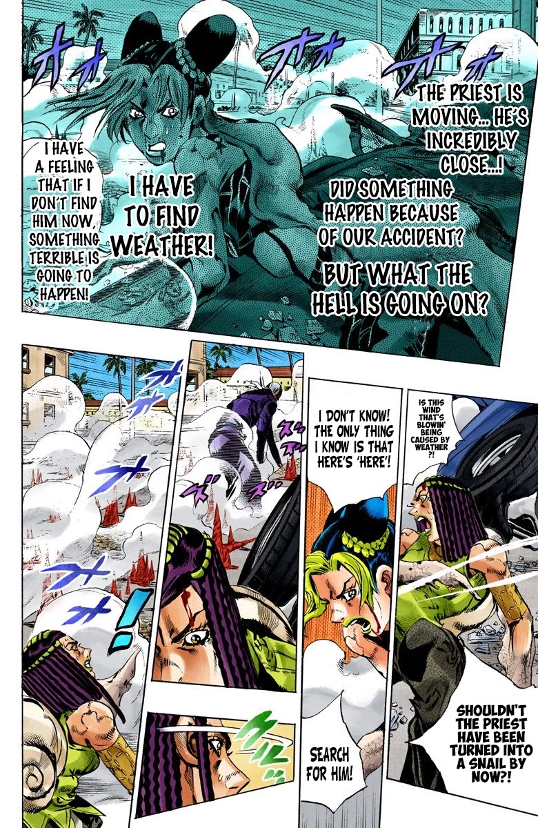JoJo's Bizarre Adventure Part 6 - Stone Ocean (Official Colored) Chapter 137 page 2 - Chapter 137: Heavy Weather Part 13
