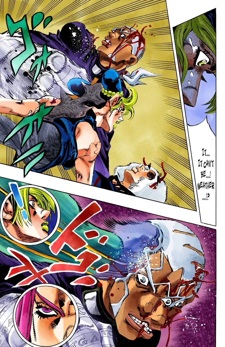 JoJo's Bizarre Adventure Part 6 - Stone Ocean (Official Colored) Chapter 137 page 9 - Chapter 137: Heavy Weather Part 13