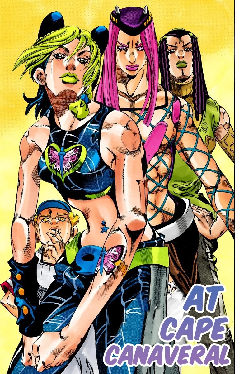 JoJo's Bizarre Adventure Part 6 - Stone Ocean (Official Colored) Chapter 138 page 1 - Chapter 138: At Cape Canaveral