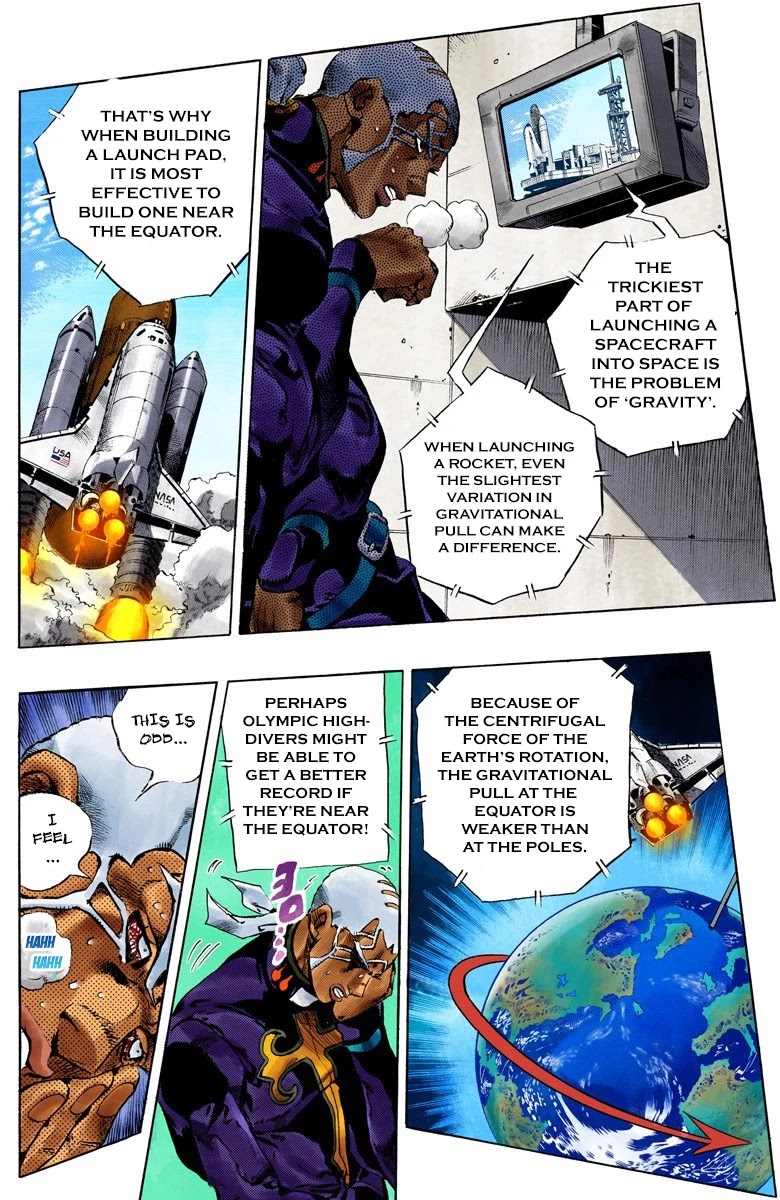 JoJo's Bizarre Adventure Part 6 - Stone Ocean (Official Colored) Chapter 138 page 11 - Chapter 138: At Cape Canaveral