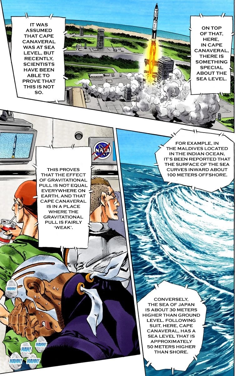 JoJo's Bizarre Adventure Part 6 - Stone Ocean (Official Colored) Chapter 138 page 12 - Chapter 138: At Cape Canaveral