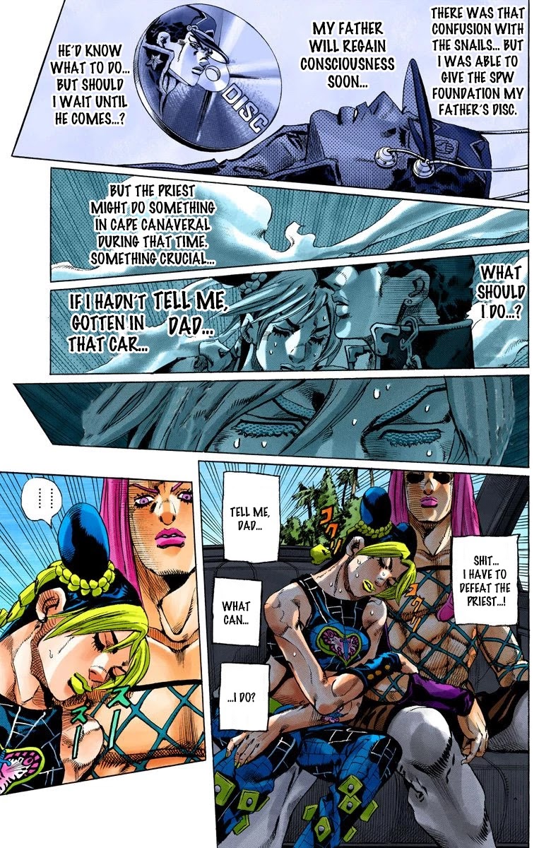 JoJo's Bizarre Adventure Part 6 - Stone Ocean (Official Colored) Chapter 138 page 3 - Chapter 138: At Cape Canaveral