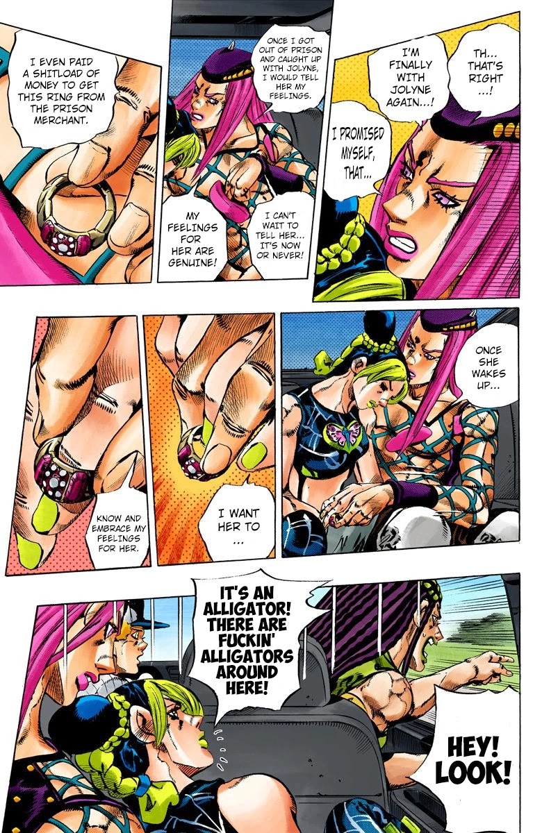 JoJo's Bizarre Adventure Part 6 - Stone Ocean (Official Colored) Chapter 138 page 5 - Chapter 138: At Cape Canaveral