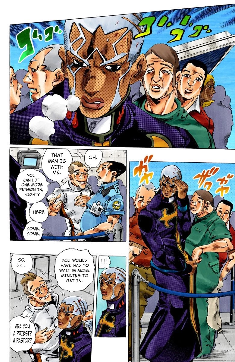 JoJo's Bizarre Adventure Part 6 - Stone Ocean (Official Colored) Chapter 138 page 9 - Chapter 138: At Cape Canaveral