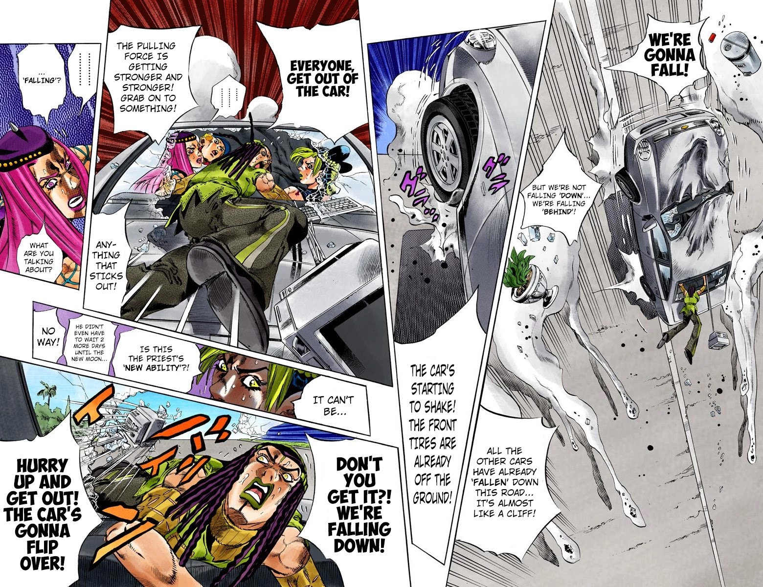 JoJo's Bizarre Adventure Part 6 - Stone Ocean (Official Colored) Chapter 139 page 13 - Chapter 139: The Gravity Of The New Moon Part 1