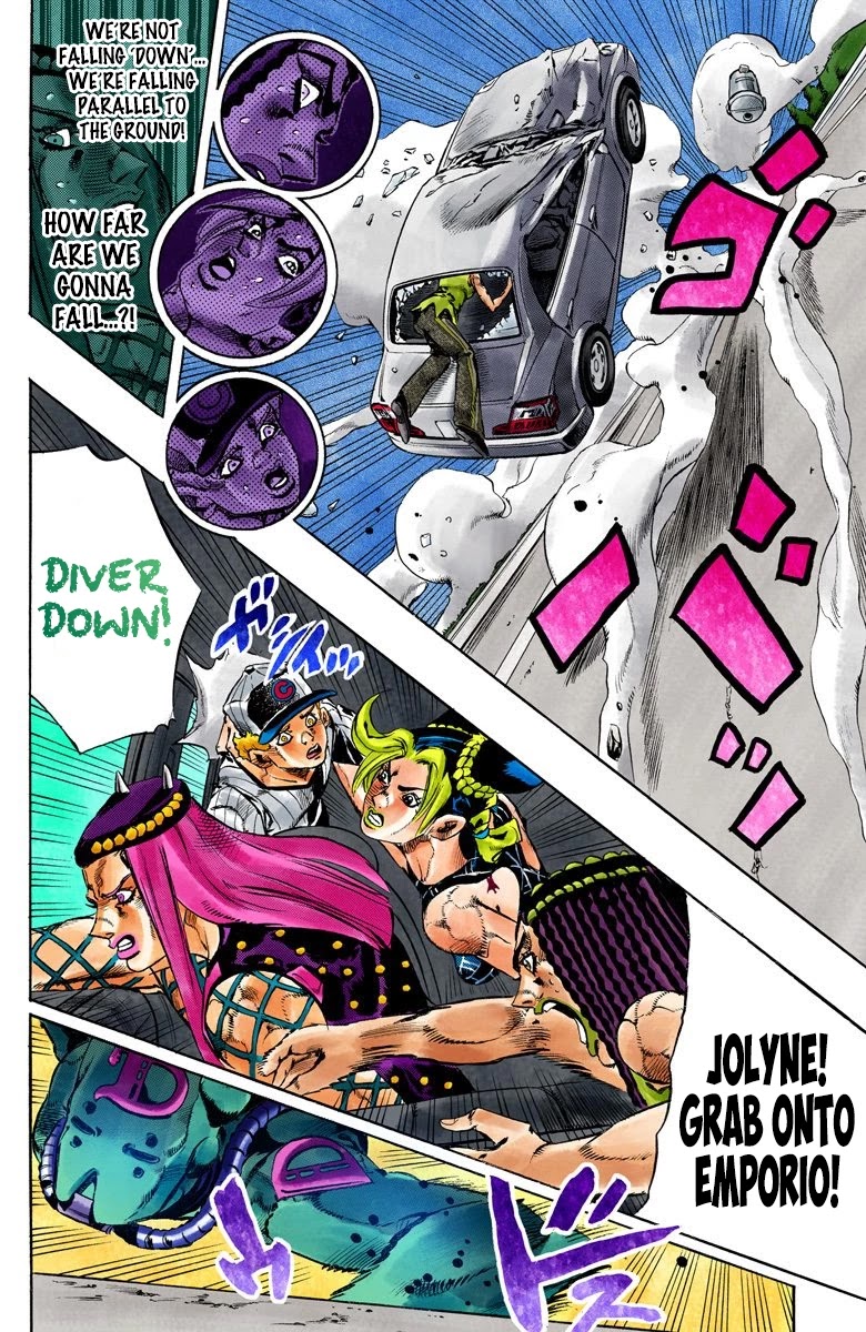 JoJo's Bizarre Adventure Part 6 - Stone Ocean (Official Colored) Chapter 139 page 14 - Chapter 139: The Gravity Of The New Moon Part 1