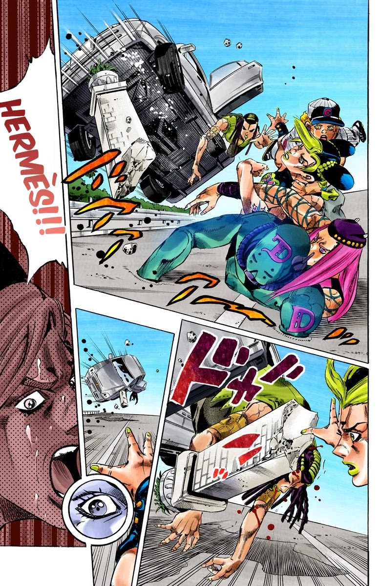 JoJo's Bizarre Adventure Part 6 - Stone Ocean (Official Colored) Chapter 139 page 15 - Chapter 139: The Gravity Of The New Moon Part 1