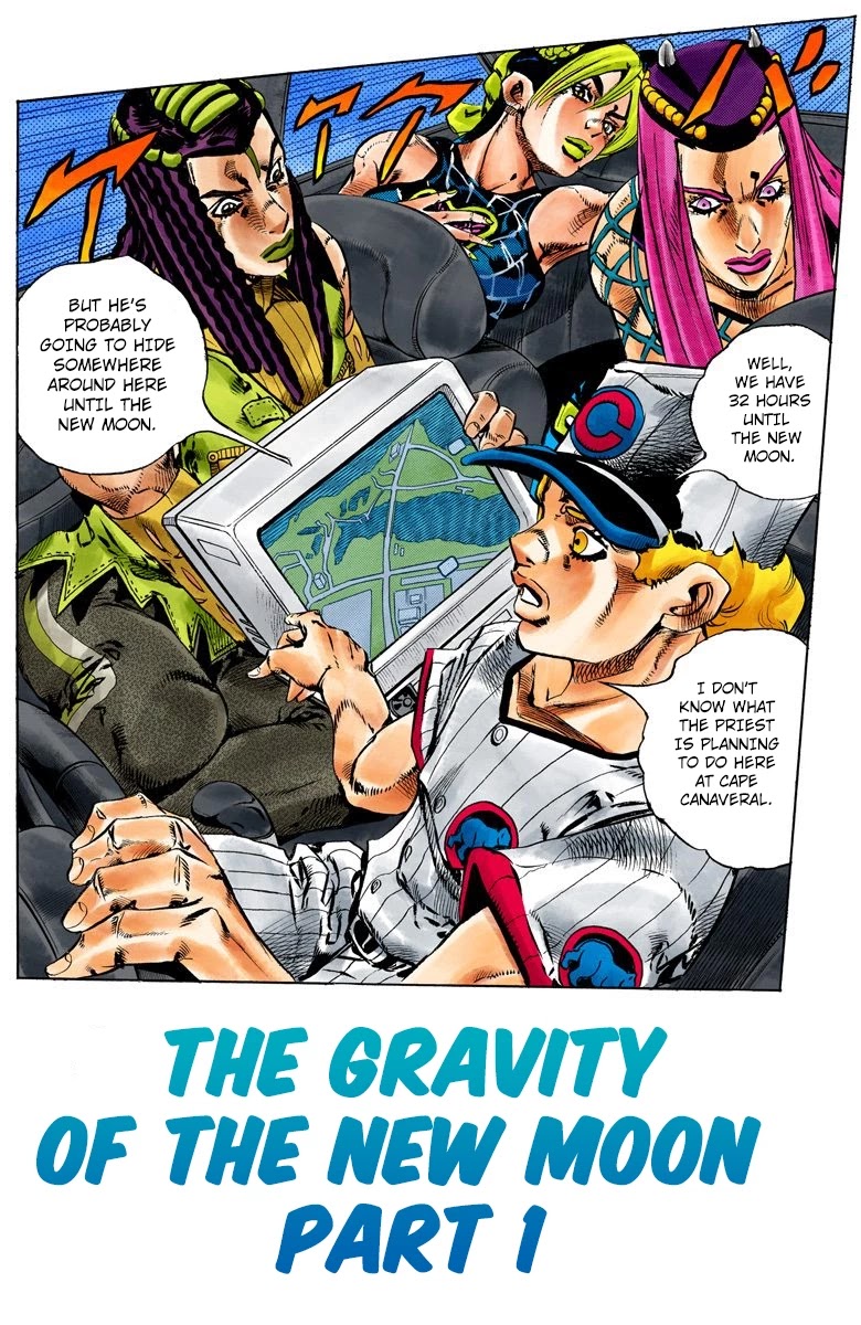 JoJo's Bizarre Adventure Part 6 - Stone Ocean (Official Colored) Chapter 139 page 2 - Chapter 139: The Gravity Of The New Moon Part 1
