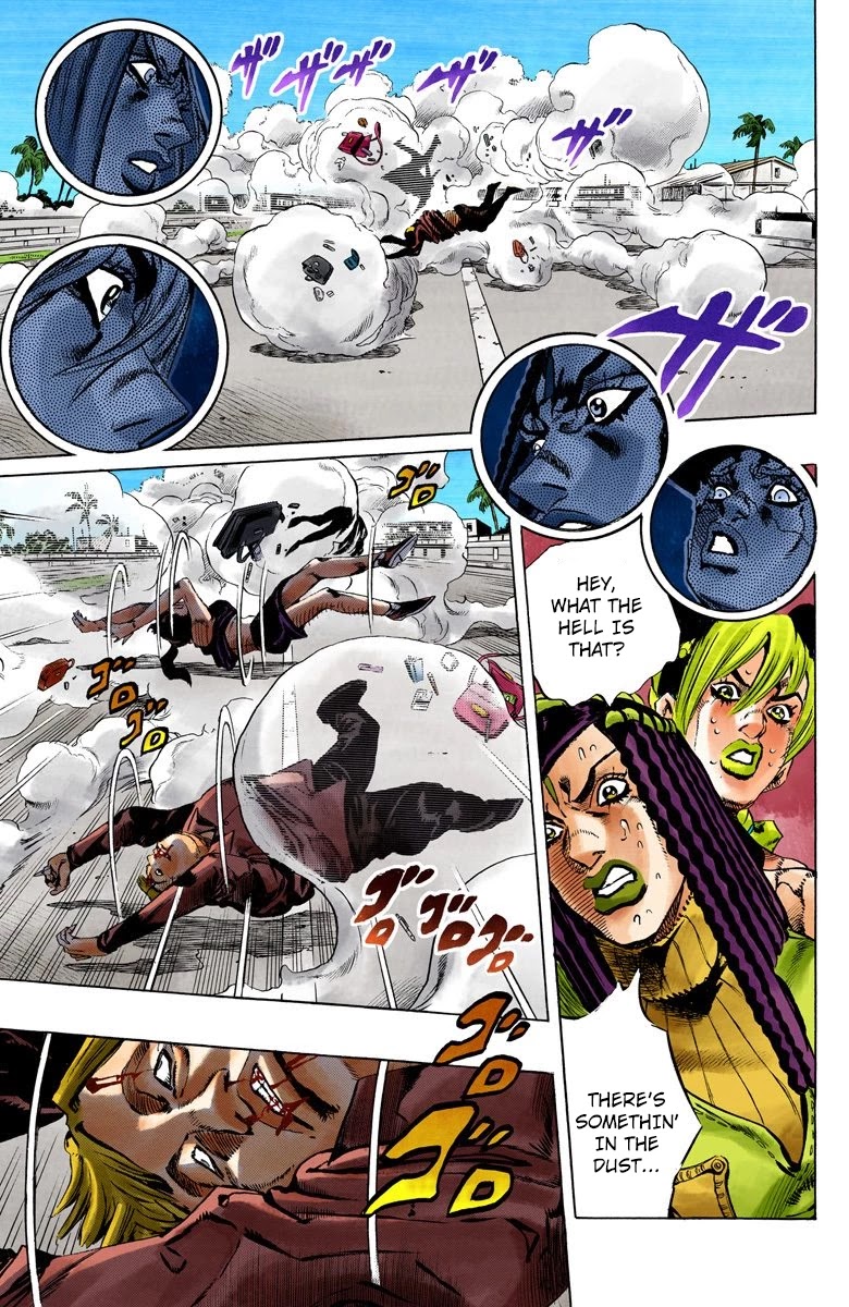 JoJo's Bizarre Adventure Part 6 - Stone Ocean (Official Colored) Chapter 139 page 7 - Chapter 139: The Gravity Of The New Moon Part 1