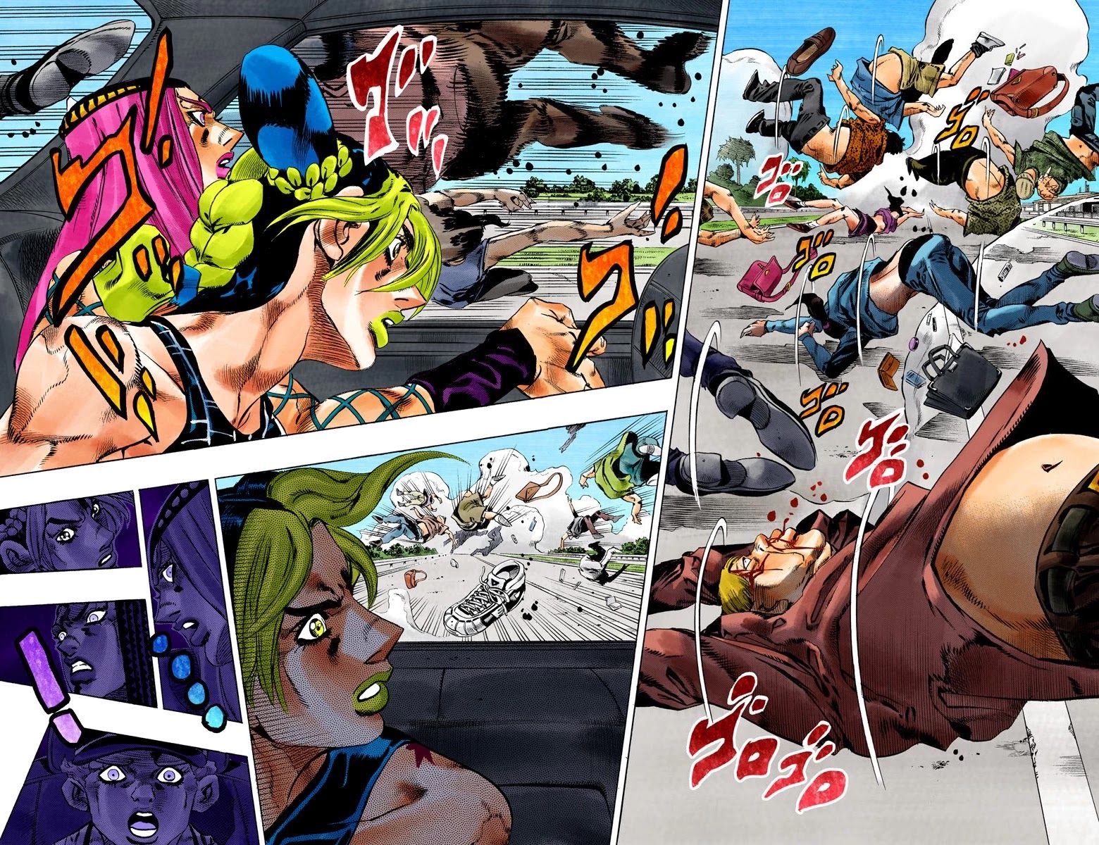 JoJo's Bizarre Adventure Part 6 - Stone Ocean (Official Colored) Chapter 139 page 8 - Chapter 139: The Gravity Of The New Moon Part 1