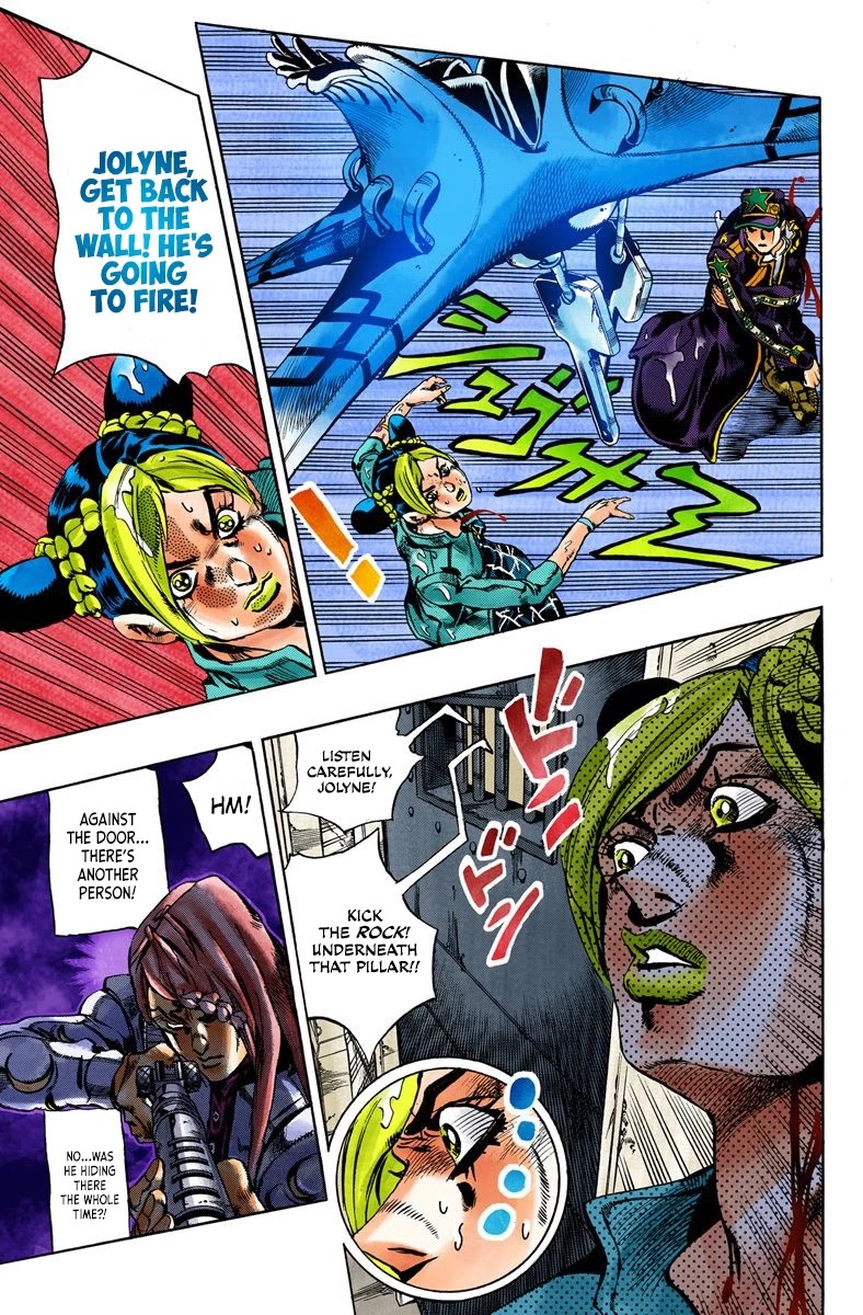 JoJo's Bizarre Adventure Part 6 - Stone Ocean (Official Colored) Chapter 14 page 12 - Chapter 14: The Visitor Part 4