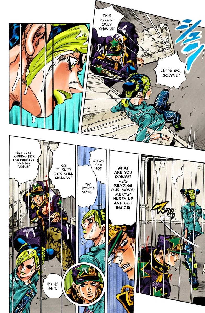 JoJo's Bizarre Adventure Part 6 - Stone Ocean (Official Colored) Chapter 14 page 15 - Chapter 14: The Visitor Part 4