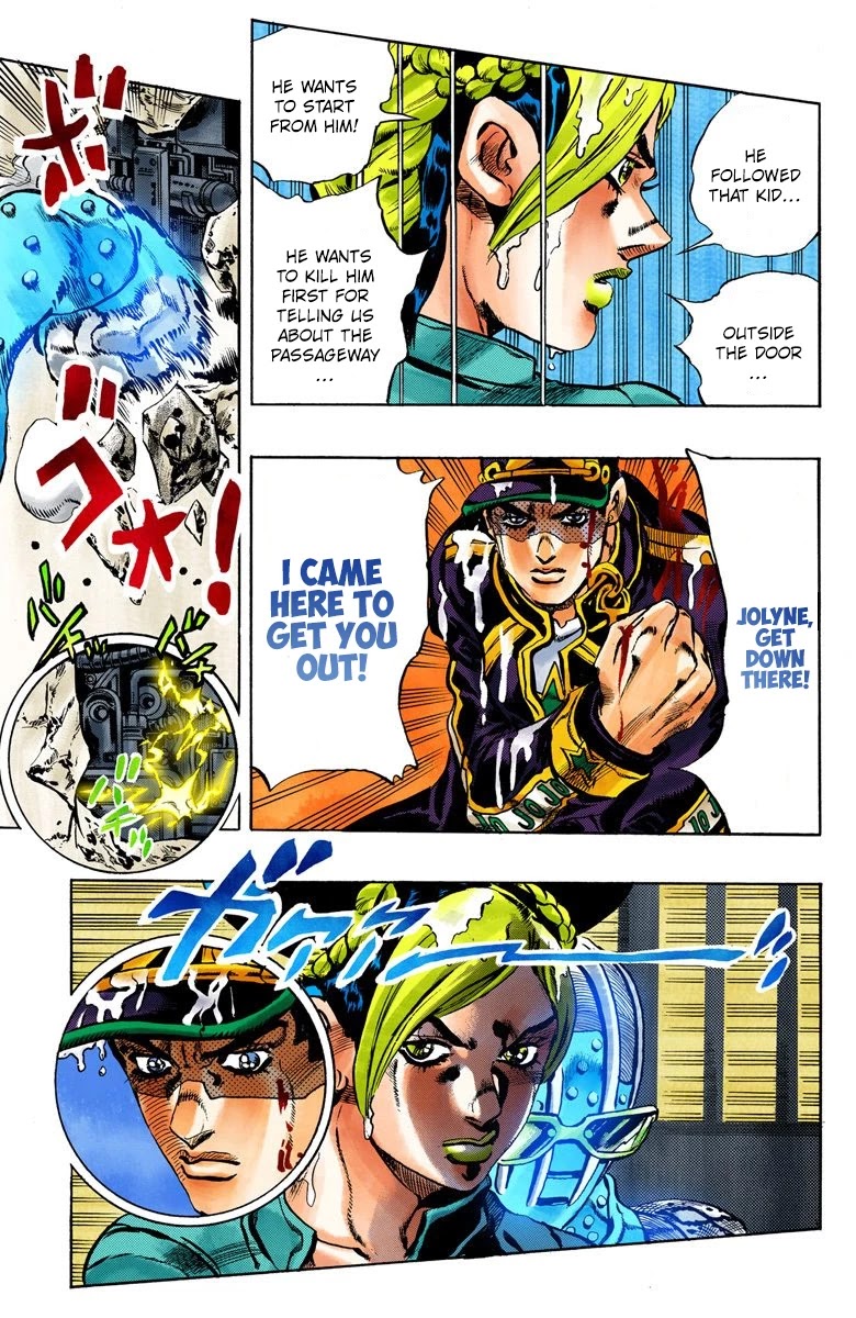 JoJo's Bizarre Adventure Part 6 - Stone Ocean (Official Colored) Chapter 14 page 16 - Chapter 14: The Visitor Part 4