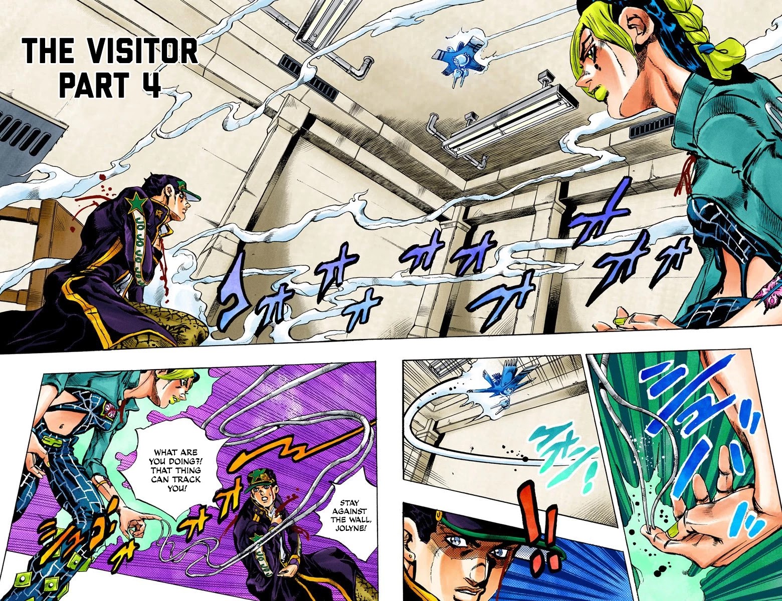 JoJo's Bizarre Adventure Part 6 - Stone Ocean (Official Colored) Chapter 14 page 2 - Chapter 14: The Visitor Part 4