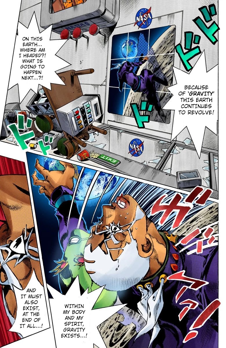 JoJo's Bizarre Adventure Part 6 - Stone Ocean (Official Colored) Chapter 140 page 4 - Chapter 140: The Gravity Of The New Moon Part 2