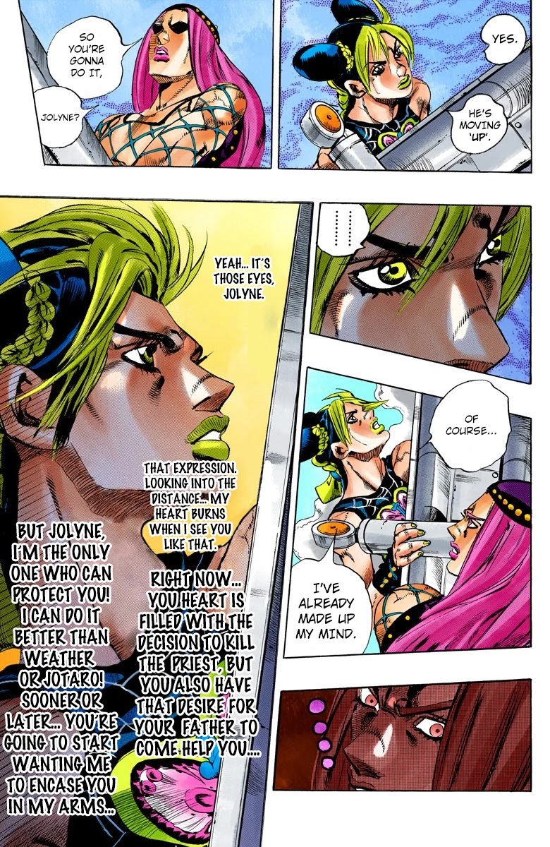 JoJo's Bizarre Adventure Part 6 - Stone Ocean (Official Colored) Chapter 140 page 8 - Chapter 140: The Gravity Of The New Moon Part 2