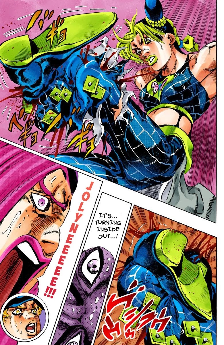 JoJo's Bizarre Adventure Part 6 - Stone Ocean (Official Colored) Chapter 141 page 14 - Chapter 141: C-Moon Part 1