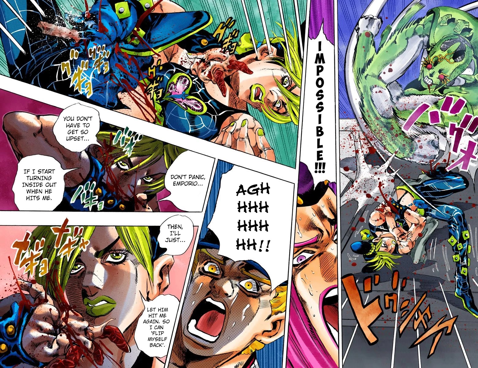 JoJo's Bizarre Adventure Part 6 - Stone Ocean (Official Colored) Chapter 141 page 15 - Chapter 141: C-Moon Part 1