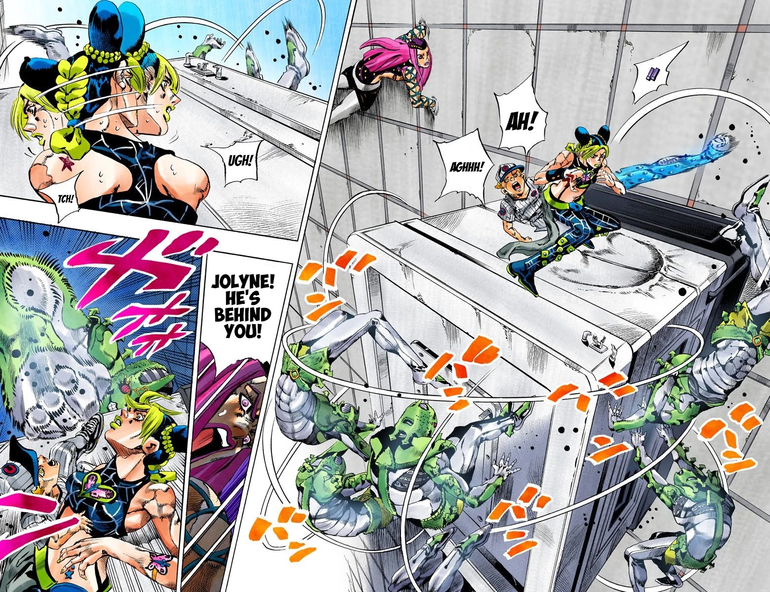 JoJo's Bizarre Adventure Part 6 - Stone Ocean (Official Colored) Chapter 141 page 5 - Chapter 141: C-Moon Part 1