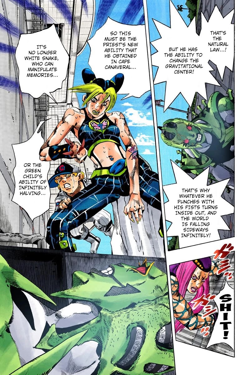 JoJo's Bizarre Adventure Part 6 - Stone Ocean (Official Colored) Chapter 141 page 9 - Chapter 141: C-Moon Part 1