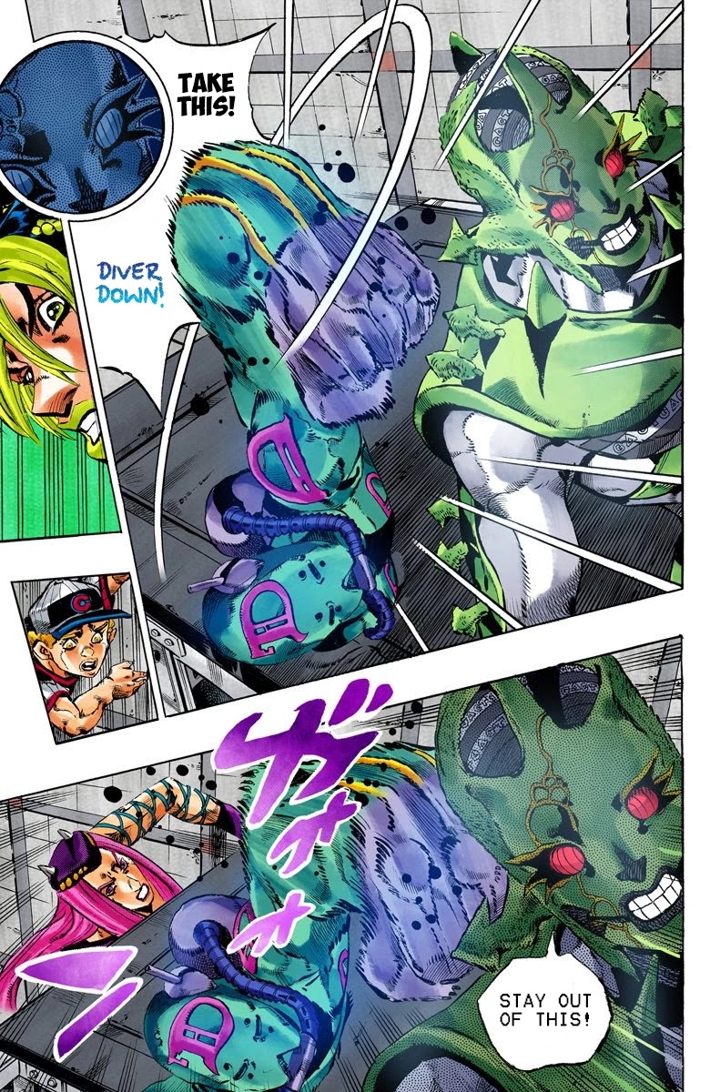 JoJo's Bizarre Adventure Part 6 - Stone Ocean (Official Colored) Chapter 142 page 10 - Chapter 142: C-Moon Part 2