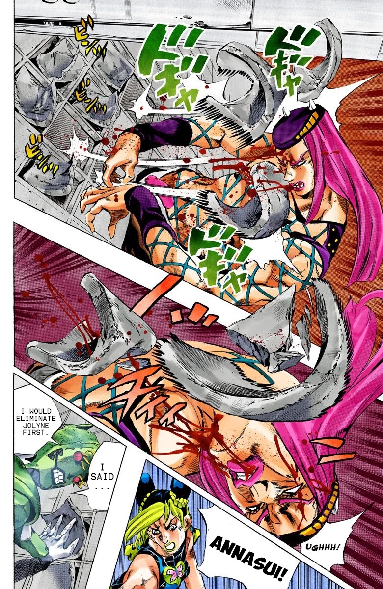 JoJo's Bizarre Adventure Part 6 - Stone Ocean (Official Colored) Chapter 142 page 11 - Chapter 142: C-Moon Part 2