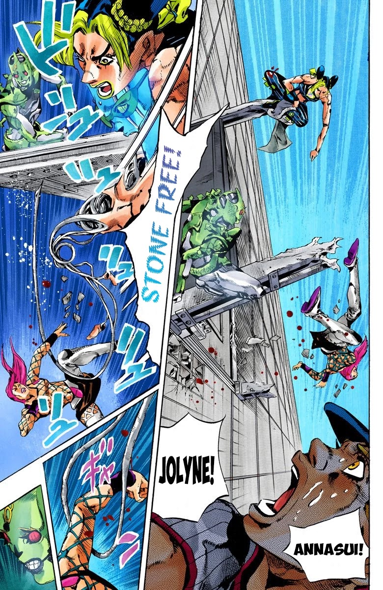JoJo's Bizarre Adventure Part 6 - Stone Ocean (Official Colored) Chapter 142 page 12 - Chapter 142: C-Moon Part 2